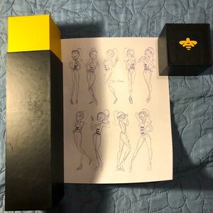 Miraculous Ladybug Queen Bee drawing print with canister